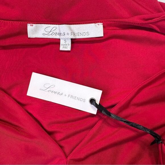 NEW Lovers + Friends Sundance Maxi Dress Raspberry Size Small - Picture 7 of 9